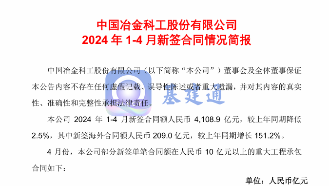 斩获4108亿大单，这家建筑央企实现大爆发！